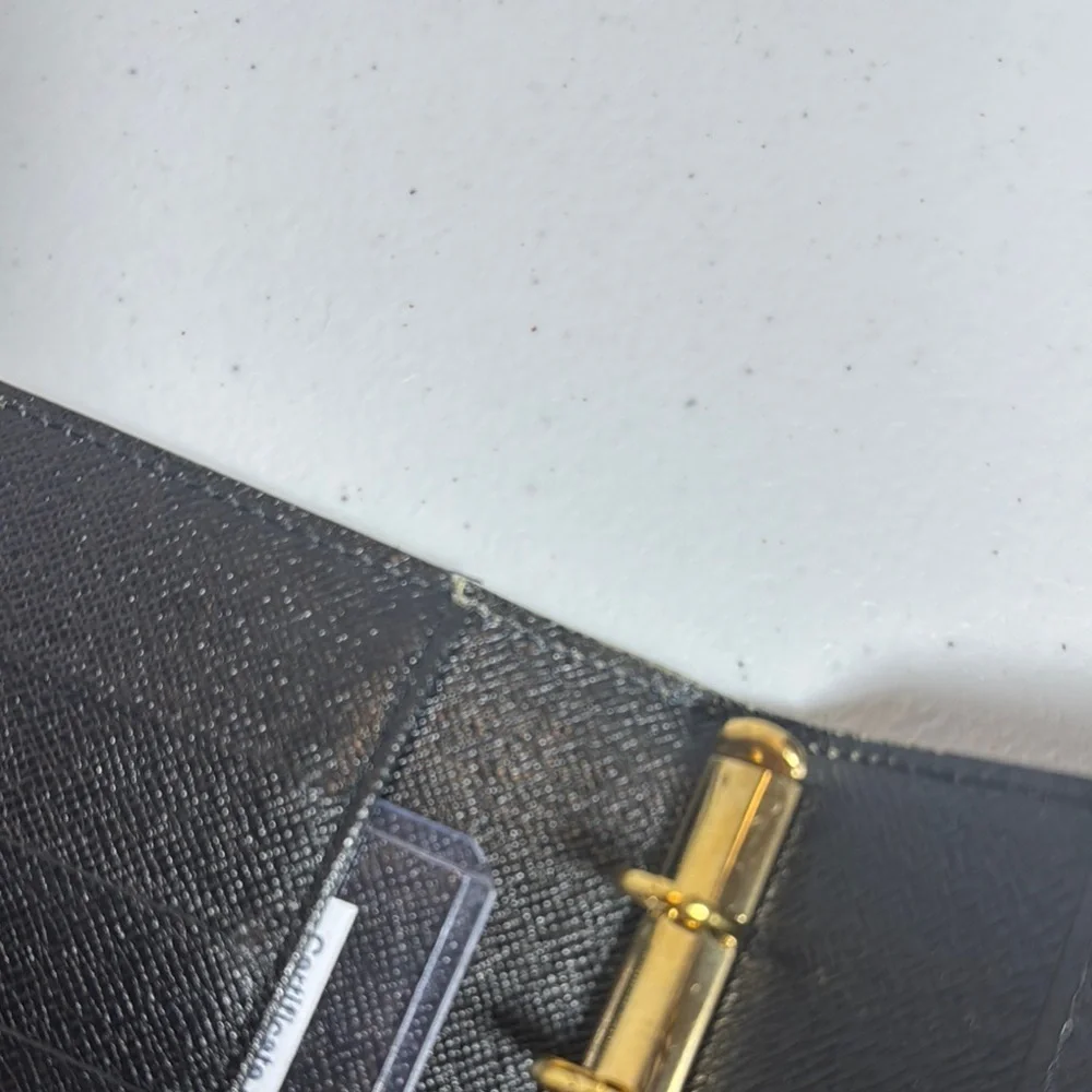 AUTHENTIC Louis Vuitton Black Epi Leather Organizer